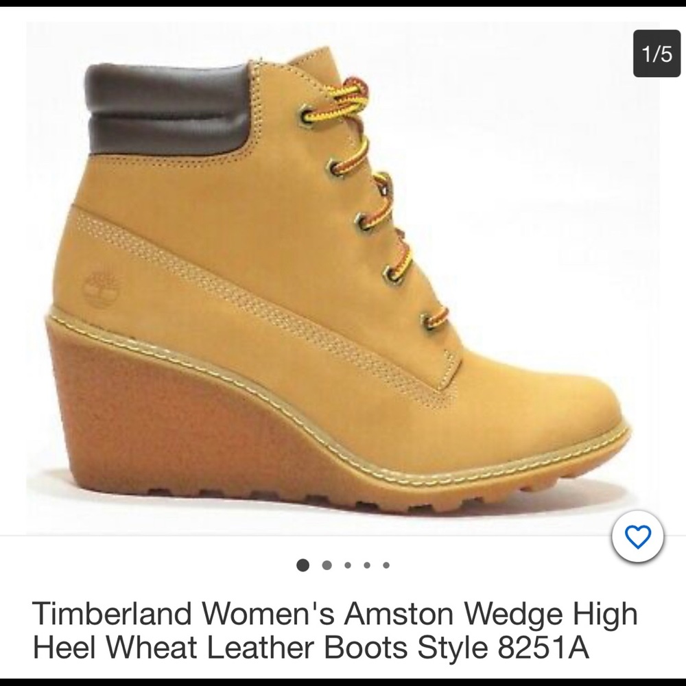 Never worn Timberland Wedge Amston boots size 7